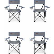 Kılıçaslan Camp Madfox 4'lü Trekmate Strap Katlanır Outdoor Koltuk Mavi