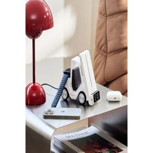 L'edoren T20 15W Dijital Saatli Forklift Şekli 5in1 Masaüstü Kablosuz Magsafe Şarj Standı