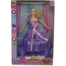 Büyüleyici Parti Bebeği Anlily - 02258 - Mor (Lisinya)