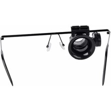 -Gözlük Model 20X16MM Optik Lens LED Işık Monoküler Büyüteç ( Lisinya )