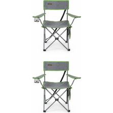 Kılıçaslan Camp Madfox 2'li Trekmate Strap Katlanır Outdoor Koltuk Yeşil