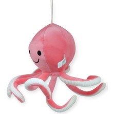Peluş Sevimli Ahtapot 30 cm - Pembe (Lisinya)