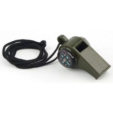 -Çok Fonksiyonlu Düdük Pusula,  Kamp Termometre Acil Survival Dişli Düdük ( Lisinya )