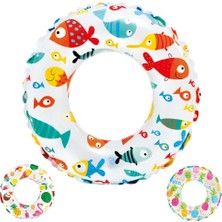 Desenli Lüks Simit 51 cm Intex - 59230 (Lisinya)