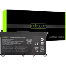 Notespare Hp ile Uyumlu 15-GW0006NT, 15-GW0007NT, 15-GW0008NT, 15-GW0010NT Notebook Batarya Pil