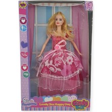 Büyüleyici Parti Bebeği Anlily - 02258 - Pembe (Lisinya)