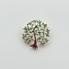 Vesce Atelier Yeşil Ağaç Broş