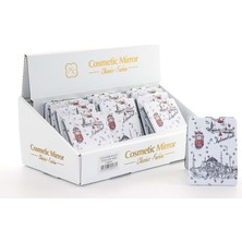 İsmiyle Al Taşlı Istanbul Tasarımı El Aynası Ince