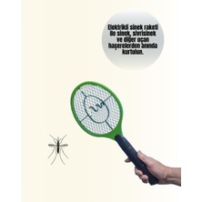 Çocuk ve Evcil Hayvan Dostu Elektrikli Sinek Raketi | Güvenli Kullanım - Lisinya