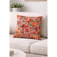 Atay Home Pötikare Kırlent Kılıfı 43X43 cm Dekoratif Yastık Kılıfı 1 Adet