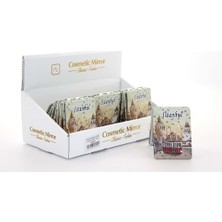 İsmiyle Al Taşlı Istanbul Tasarımı El Aynası Ince