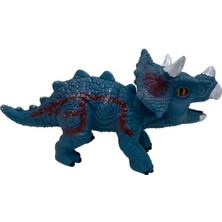 Soft Dinazor Neon Gözlü 24 cm -LD6206B-SYRACOSAURUS (Lisinya)