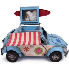 İsmiyle Al Dekoratif Metal Araba Çerçeveli, Kalemlik ve Tenteli Hediyelik