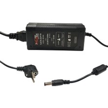 Hightek 12VOLT 5AMPER Plastik Adaptör 5.5x2.5mm Jak Fişli
