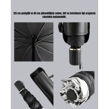 Uv Korumalı Şemsiye Tipi Oto Güneşliği - Geniş Araç Uyumu - Lisinya