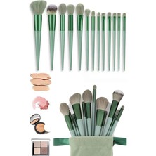 Profesyonel Makyaj Fırça Seti 13 Parça Yumuşak Kıllı Fırça Seti Far Fırçası - Lisinya