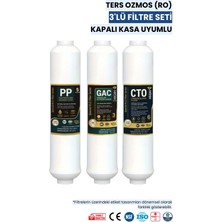 Water Global RO Ön Filtre 3’lü Set (PP + GAC + CTO) | Quick Su Arıtma Sistemleri ile Uyumlu (Üreticiden)