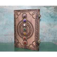 İsmiyle Al Taşlı Deri Defter