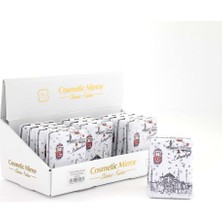 İsmiyle Al Taşlı Istanbul Tasarımı El Aynası Kalın