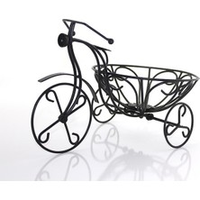 İsmiyle Al Ferforje Bisiklet Çiçeklik Dekoratif Hediyelik