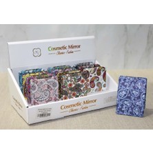 İsmiyle Al Taşlı El Aynası Dikdörtgen Ince