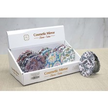 İsmiyle Al Taşlı El Aynası Oval Ince