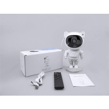 Çocuklara Özel Projeksiyon Astronot Lamba Speaker Sevimli - Lisinya