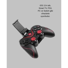 Ergonomik Tasarımlı Şarjlı Kablosuz Gamepad - Lisinya