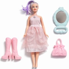 Moda Seti - Aksesuarlı 30 cm Bebek Seti  (Lisinya)