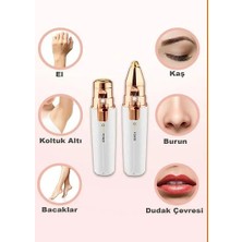 İsmiyle Al 2 Başlıklı Yüz Tüy Alıcı Kaş Bıyık Kıl Epilasyon Aleti Şarjlı