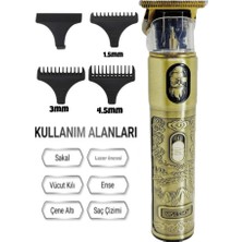 İsmiyle Al Şarj Göstergeli Sakal Lazer Öncesi Vücut Ense Sıfıra Yakın Tıraş Makinesi