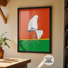 Persona Istanbul "the Everyday Phantom" - Ironik Pop-Art Illüstrasyon Posteri (Çerçevesiz)