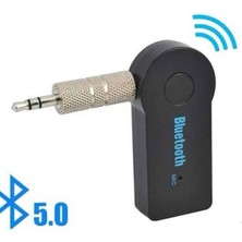 Bluetooth Araç Kiti Aux Çıkışlı  Telefon Müzik Alıcı Tüm Cihazlara Uyumlu - Lisinya