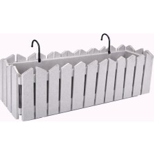 Omnipazar OZN-616 Efes Askılı Balkon Saksı Takımı 9 Litre No:2