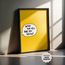 Persona Istanbul "the Wake-Up Call" - Iddialı Tipografi Posteri (Çerçevesiz)