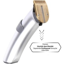 İsmiyle Al Şarjlı Saç Sakal Kesme Tıraş Makinesi Erkek Tıraş Makine Seti