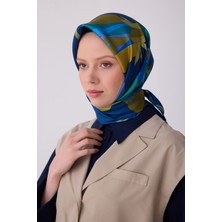 Belli Çiçek Desen Ipek Twill Eşarp   - 2026 Ilkbahar-Yaz (T)   4303-80