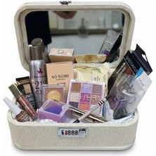 Ceyyiz Flormar Pretty 16 Parça Şifreli Kutulu Makyaj Seti - Profesyonel Makyaj Çantalı Hediye Seti