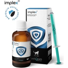 VETQ0M Implex Feline Immune Support Immünomodülatör Solüsyon 45 ml