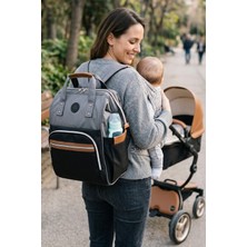 Focux-06 Anne Bakım Bebek Çantası Anne Çantası Sırt Çantası