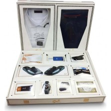 Ceyyiz Şık 11 Parça Gömlek Pijama Full Damat Seti