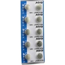 Colezium AG13 Saat Pili - Düğme Pil 10LU Paket LR44/A76 1.55V