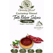 Gaziantep Yöresel Tatlı Biber Salçası 3 kg – Doğal 1.sınıf Kalite