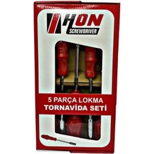 Colezium 5 Adet Lokma Anahtar Tornavida 6/7/8/10/13/mm Metal Altıgen