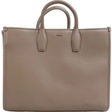 Boss %60 Polyester, %40 Poliüretan Açık Kahve Kadın Tote Çanta Sandy Med Tote