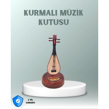 Beruflic Enstrüman Figürlü Melodi Çalan Dekoratif Müzik Kutusu