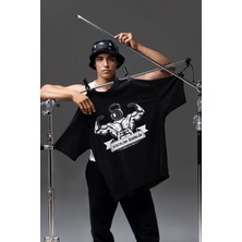 Bigohobi Dijital Baskılı Unisex Tshirt, Günlük Kullanıma Uygun Pamuklu Regular Tshirt