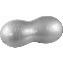 Delta PNB86 Gümüş Fıstık Pilates Topu 90 x 45 cm + Top Pompası