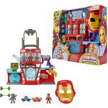 Hasbro G1259 Iron Man And His Awesome Friends Iron Quarters Oyun Seti