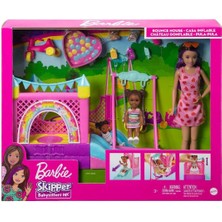 Barbie HHB67 Bebek Bakıcısı Skipper Oyun Evi Seti Renkli Tasarımlı Eğlenceli Oyun Alanı
